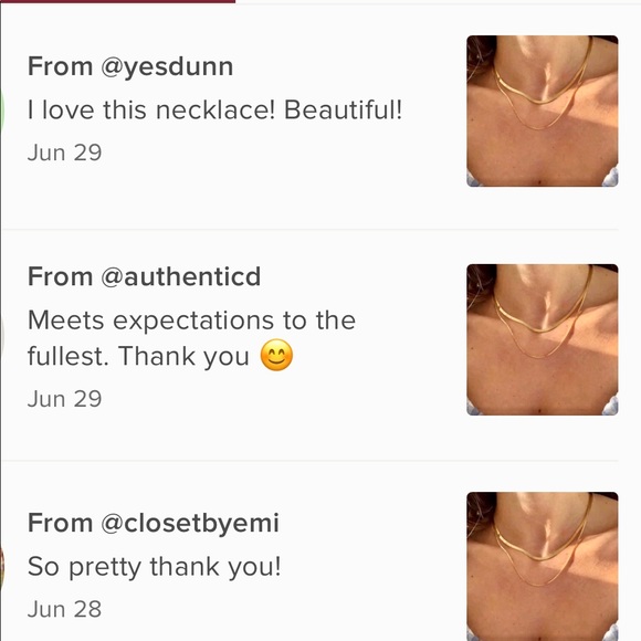 Double Layer Pendant Snake chain Gold plated Necklace - Picture 2 of 13